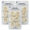 Pack of 3 - Little Birdie Ellis Paper Flowers 6/Pkg-Shabby Chic